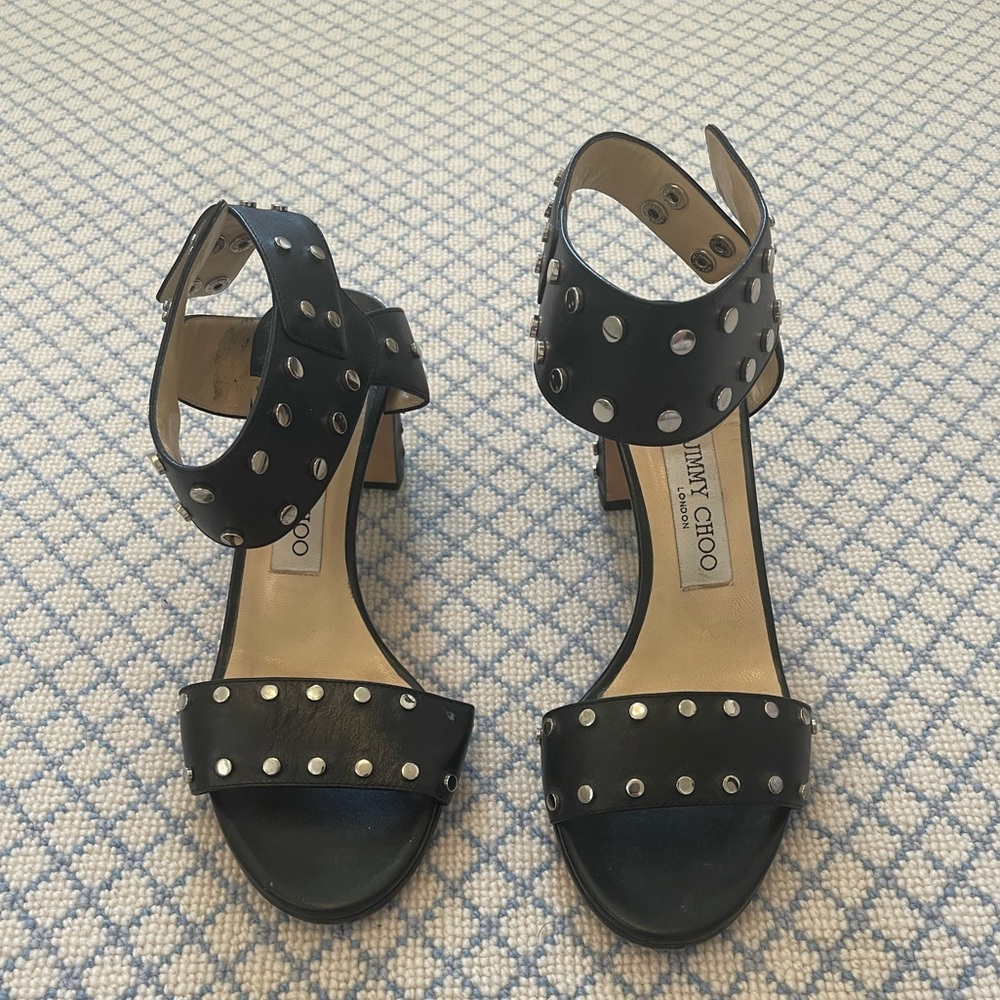 Jimmy Choo Stud Sandal Heels